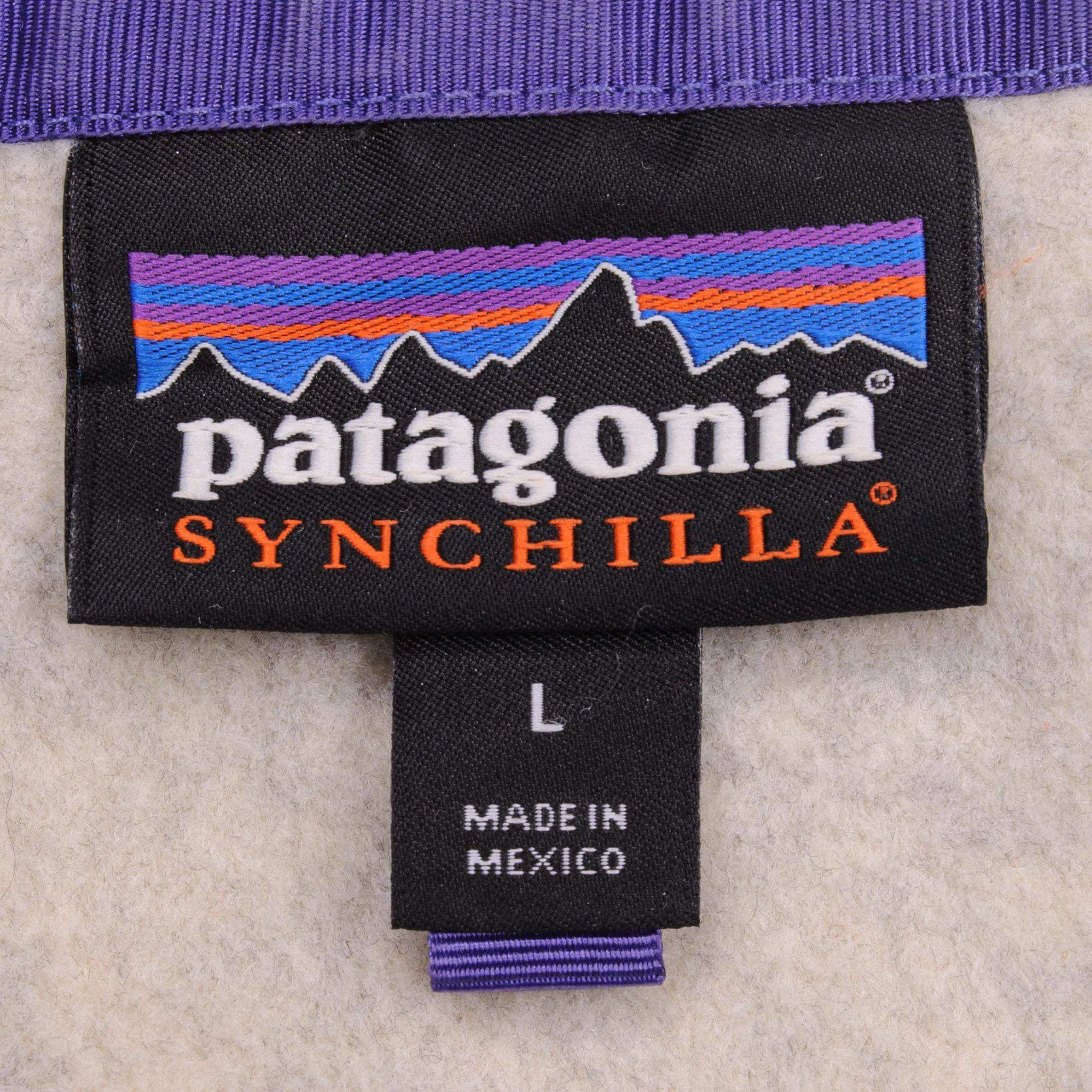 VINTAGE PATAGONIA SYNCHILLA SNAP-T FLEECE PULLOVER SIZE LARGE