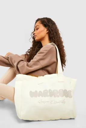 Wardrobe Essentials Canvas Tote