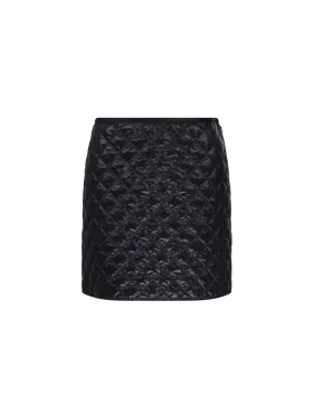 WOMAN MONCLER BLACK POLYAMIDE SKIRT