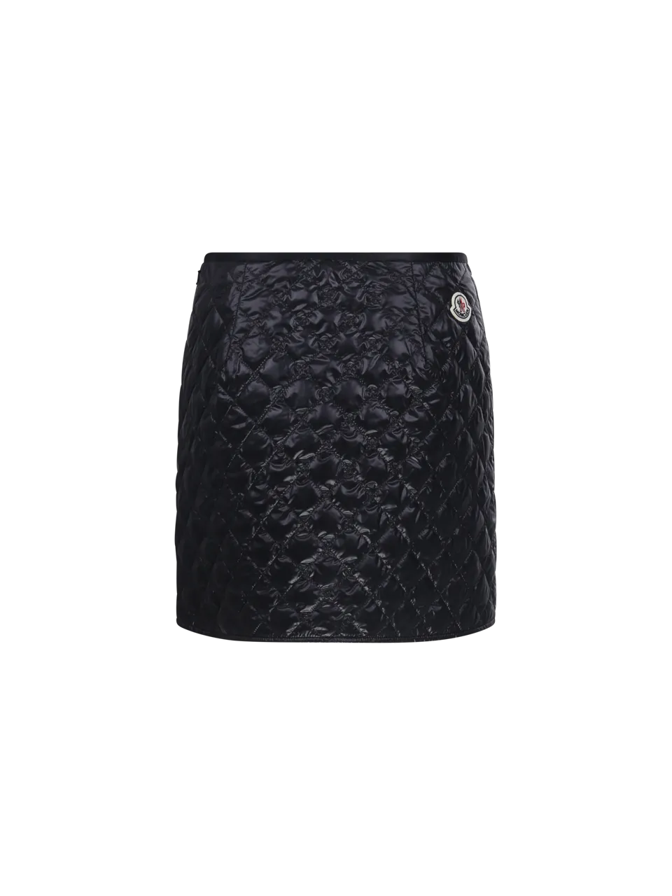 WOMAN MONCLER BLACK POLYAMIDE SKIRT