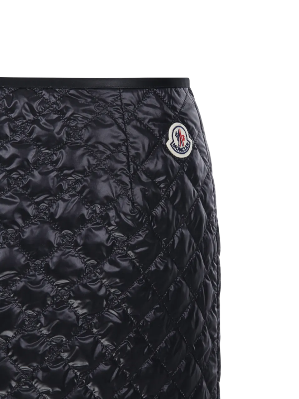 WOMAN MONCLER BLACK POLYAMIDE SKIRT