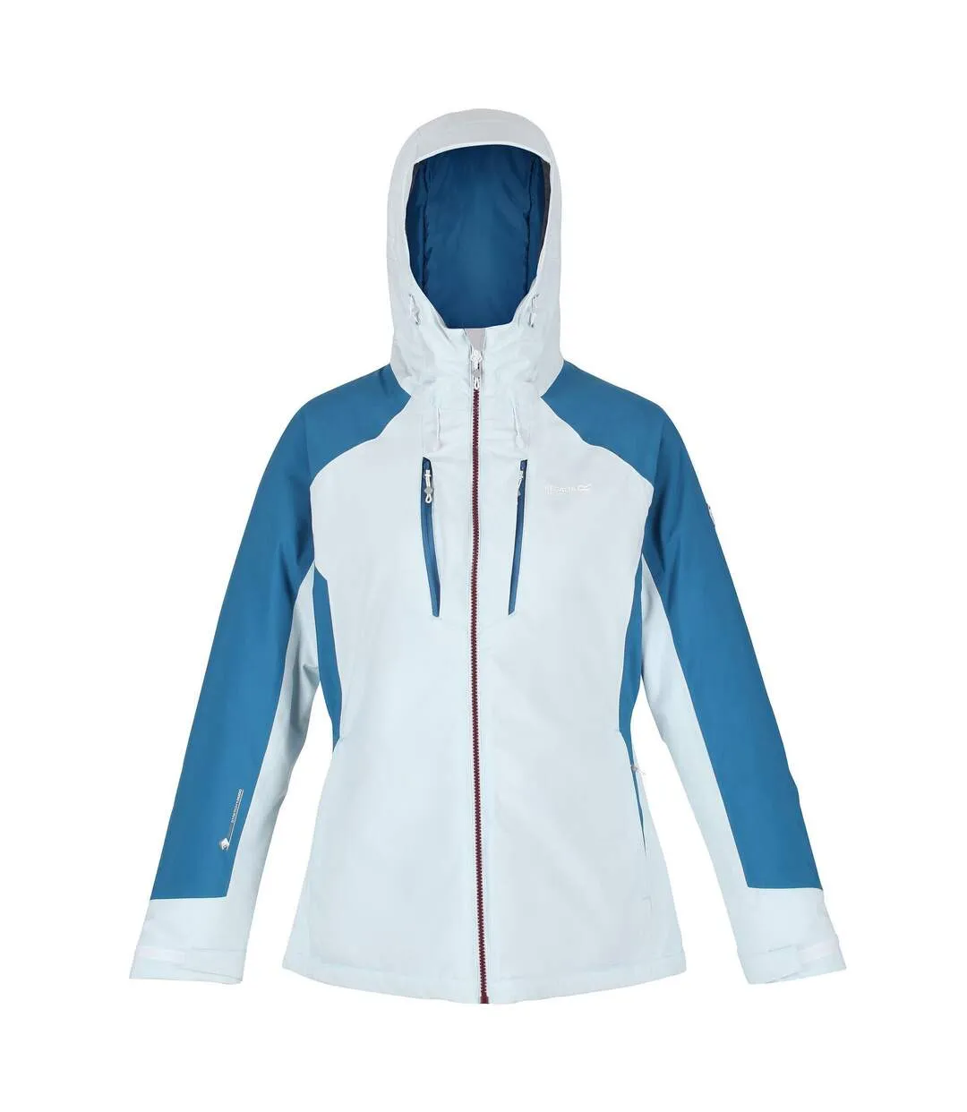 Womens/ladies highton stretch ii waterproof padded jacket ice blue/blue sapphire Regatta