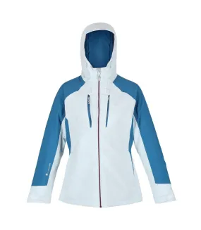 Womens/ladies highton stretch ii waterproof padded jacket ice blue/blue sapphire Regatta