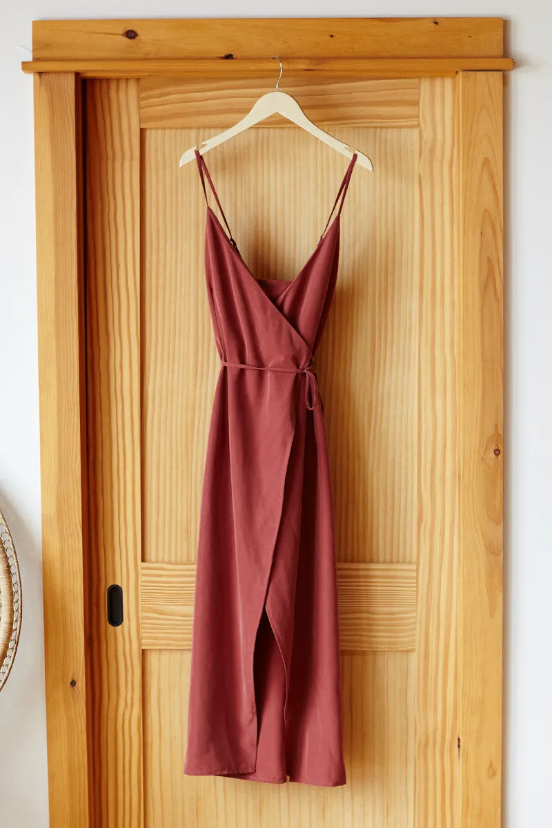 Wrap Dress - Desert Rose